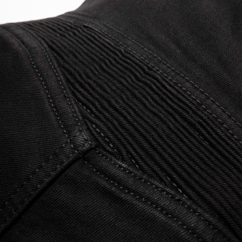 Damen-Motorradleggings Ozone Chica schwarz