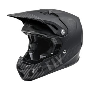 Motocross Helm FLY Racing Formula CC Primär schwarz-grau matt