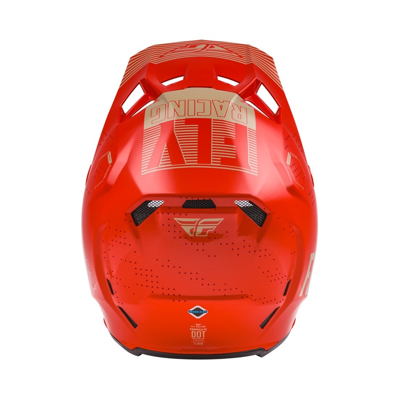 Motocross Helm FLY Racing Formula CC Primär rot-sand