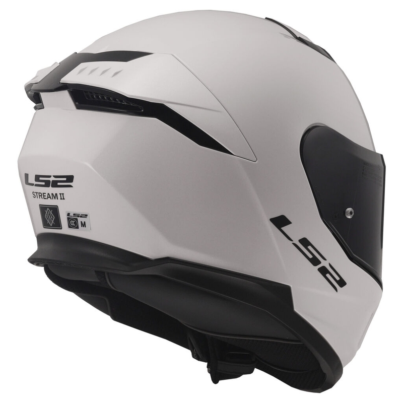Integralhelm LS2 FF808 Stream II, weiß glänzend
