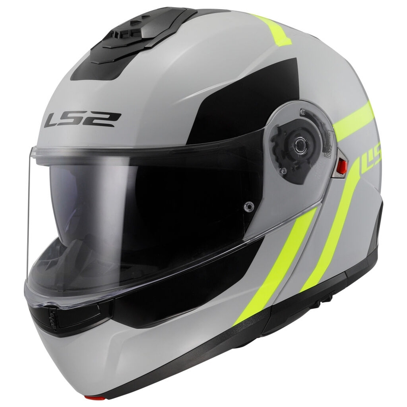 Klapphelm LS2 FF908 Strobe II Autox grau-fluorgelb