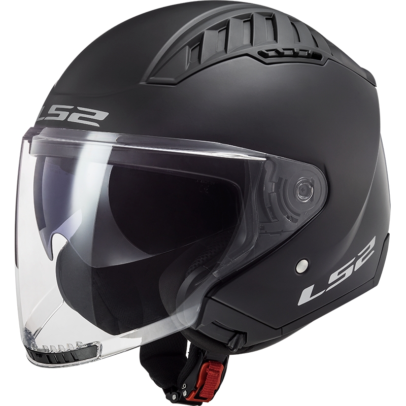 LS2 OF600 Copter II offener Motorradhelm schwarz matt