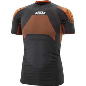 Thermo-Kurzarm-Shirt KTM Performance schwarz-orange