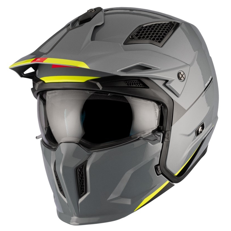 Jethelm MT Streetfighter SV S Solid A22 grau glänzend
