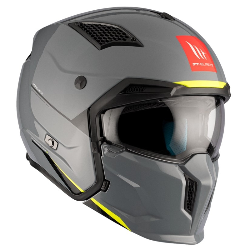 Jethelm MT Streetfighter SV S Solid A22 grau glänzend