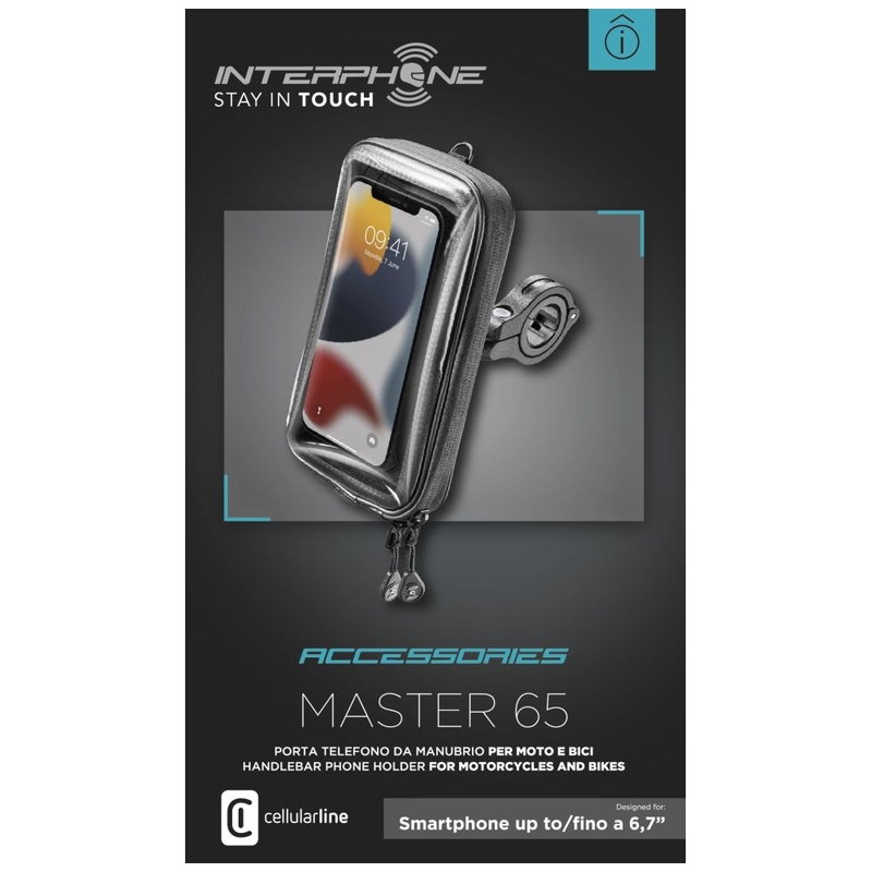 Wasserdichte Universaltasche Interphone Master, bis zu 6,7"