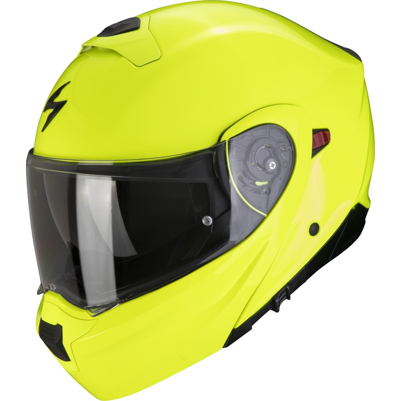 Klappbarer Motorradhelm Scorpion EXO-930 EVO Solid fluo gelb