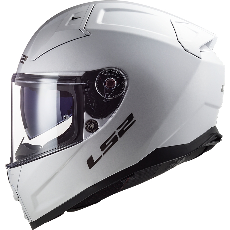 LS2 FF811 Vector II Solid White Integral-Motorradhelm