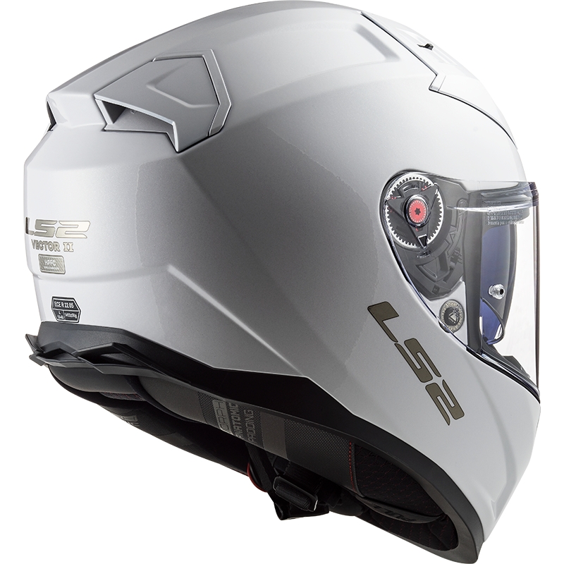 LS2 FF811 Vector II Solid White Integral-Motorradhelm