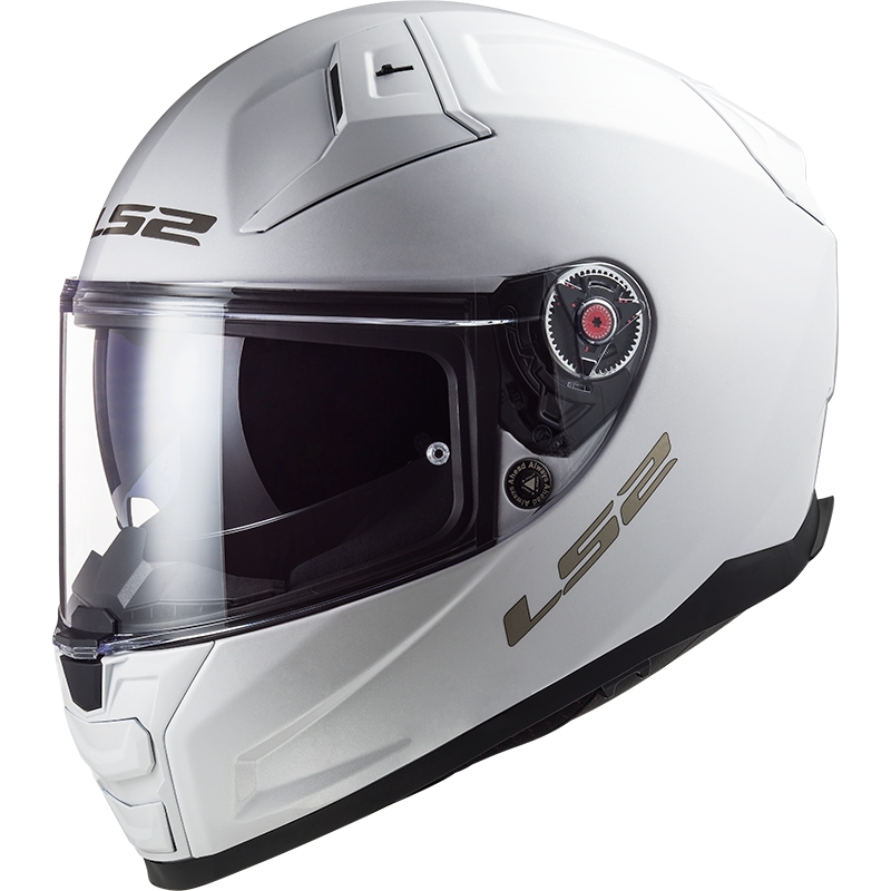 LS2 FF811 Vector II Solid White Integral-Motorradhelm