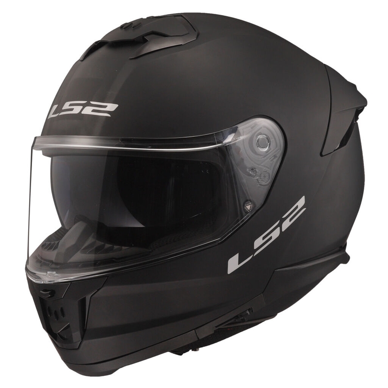 LS2 FF808 Stream II Integral Motorradhelm schwarz matt