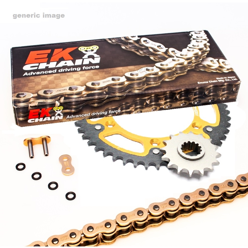 Kettensatz EK PREMIUM EK + JT mit ZVX3 Kette gold -absolute TOP quality