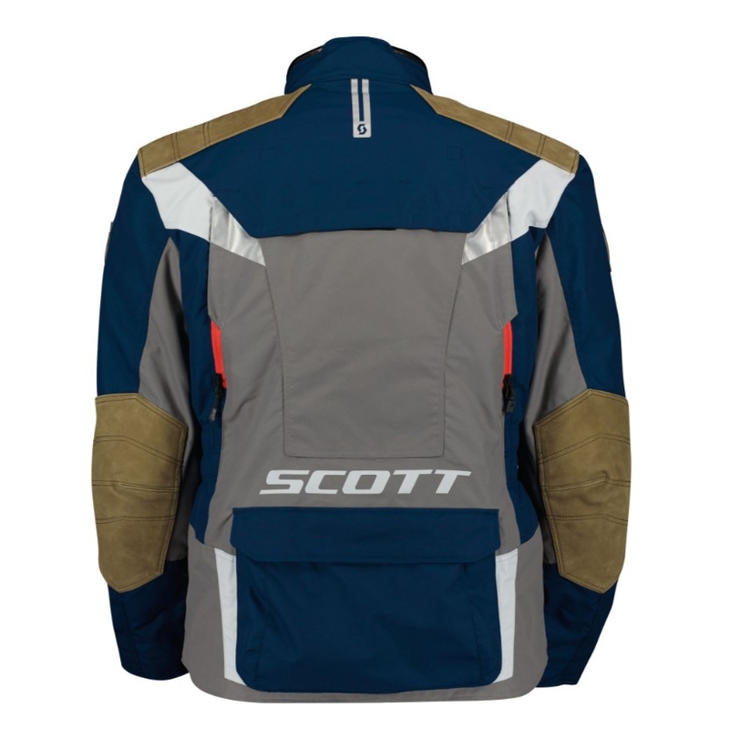 Motorradjacke SCOTT Dualraid Dryo grau-blau verlängert