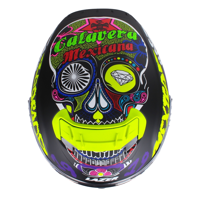 Integral Motorradhelm Lazer Rafale Evo Mexicana multicolor