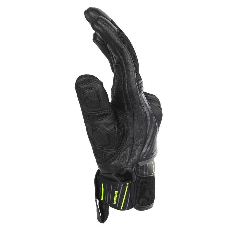 Motorradhandschuhe RSA Sprint schwarz-fluorgelb