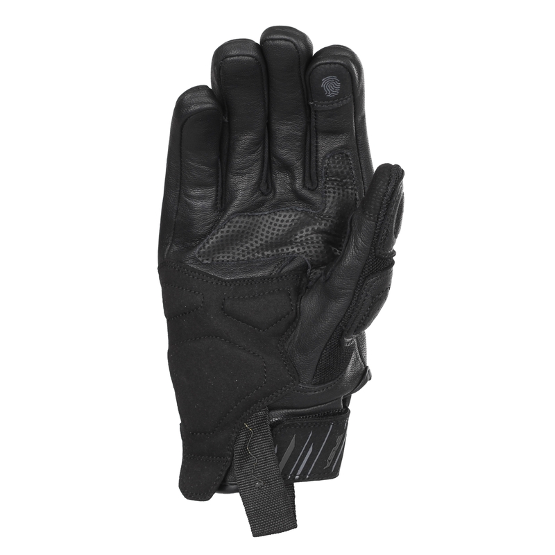 Motorradhandschuhe RSA Sprint schwarz-grau