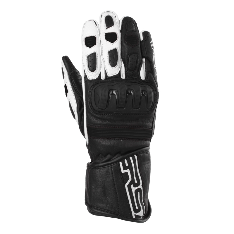 Motorradhandschuhe RSA Gappa 2 schwarz und weiß
