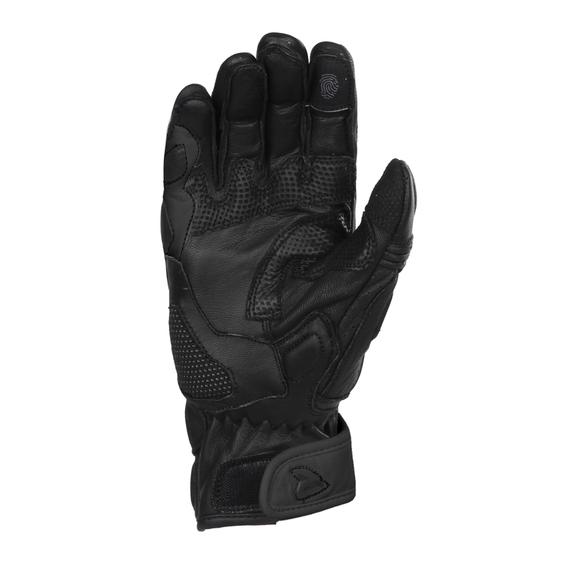 Street Racer STR Motorradhandschuhe schwarz