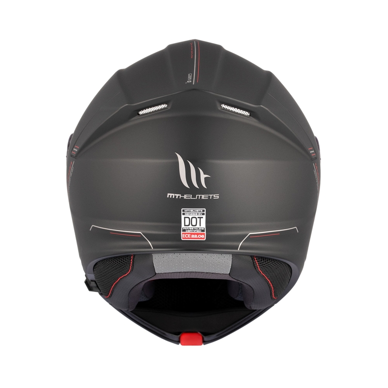 Klappbarer Motorradhelm MT Genesis SV Solid A1 schwarz matt
