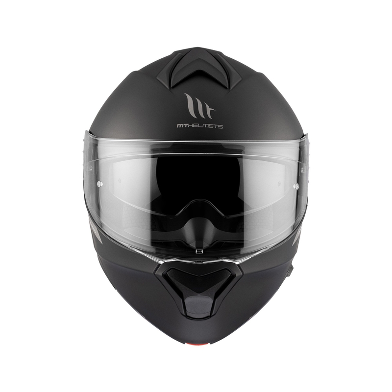 Klappbarer Motorradhelm MT Genesis SV Solid A1 schwarz matt