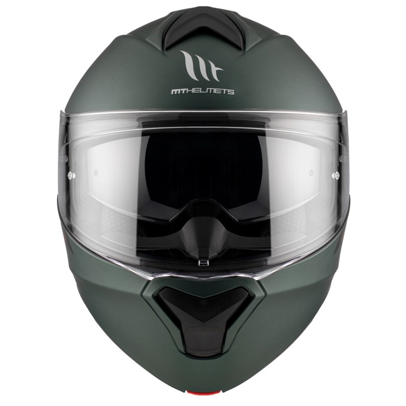 Klappbarer Motorradhelm MT Genesis SV Solid A6 grün matt