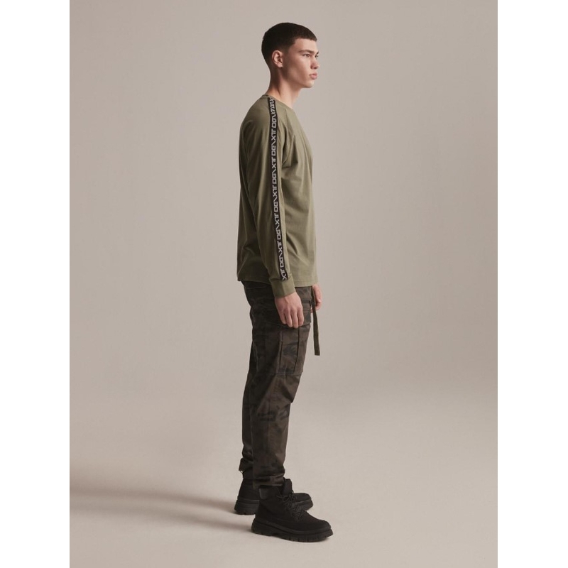 Langarm-T-Shirt DAKAR DKR LG STRAP khaki