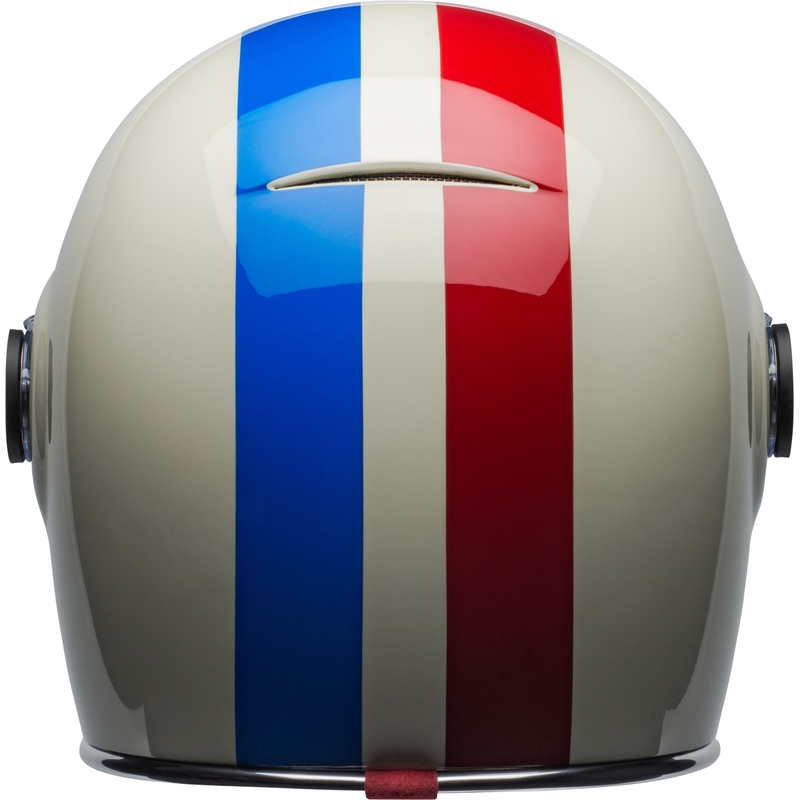 Integral Motorradhelm Bell Bullit DLX Command Vintage weiß-rot-blau