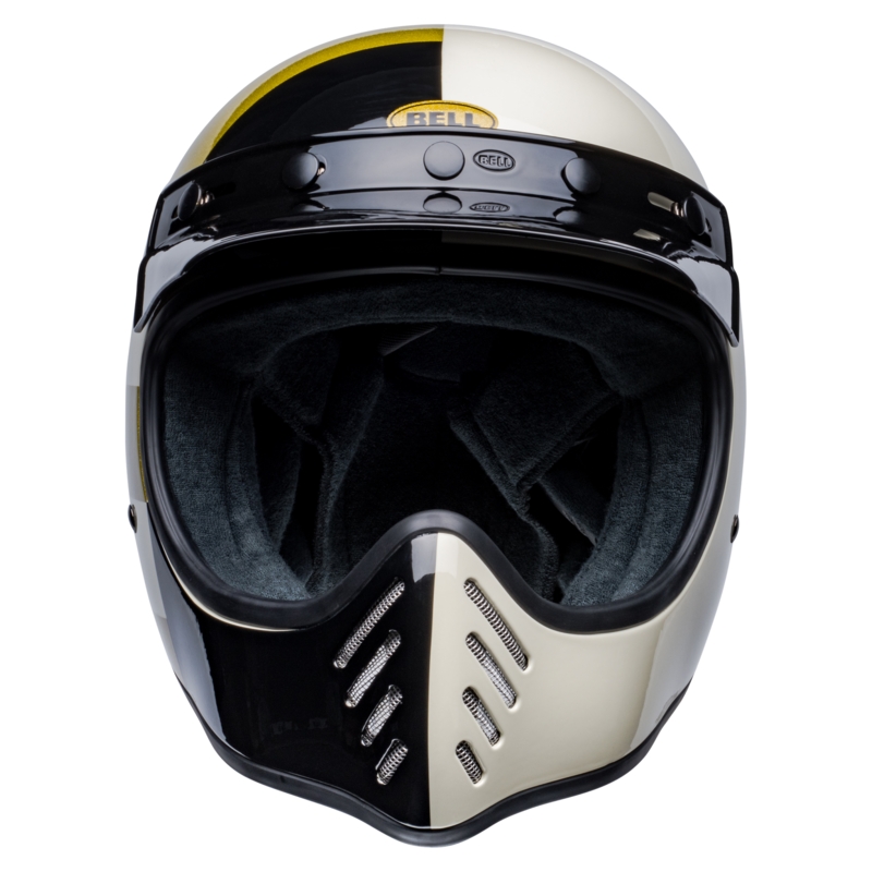 Motorradhelm Bell Moto-3 Atwyld Orbit weiß-schwarz