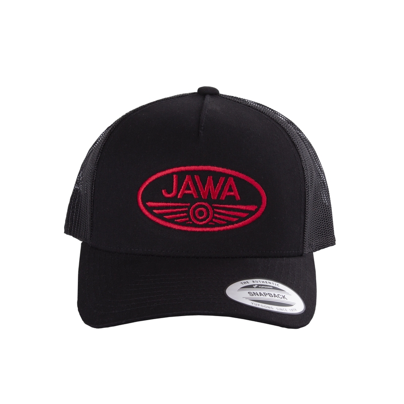 JAWA schwarze Netzmütze