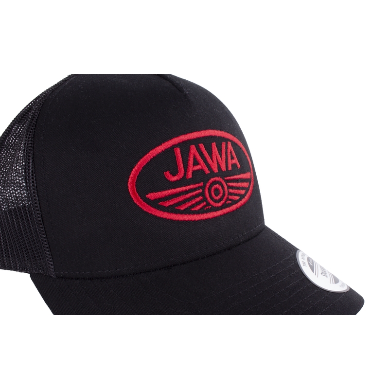 JAWA schwarze Netzmütze