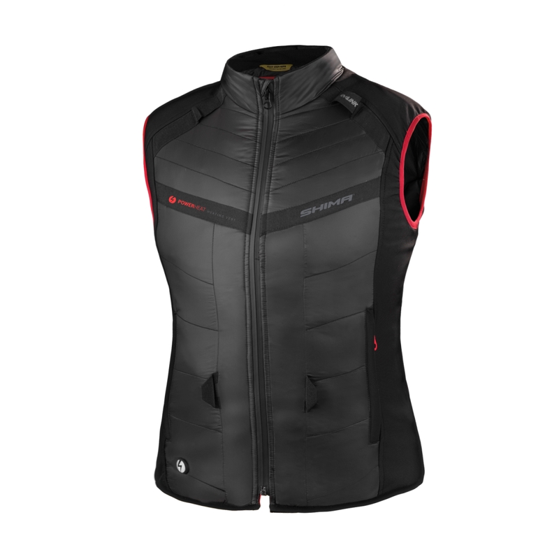 Shima Powerheat Weste schwarz-rot damen