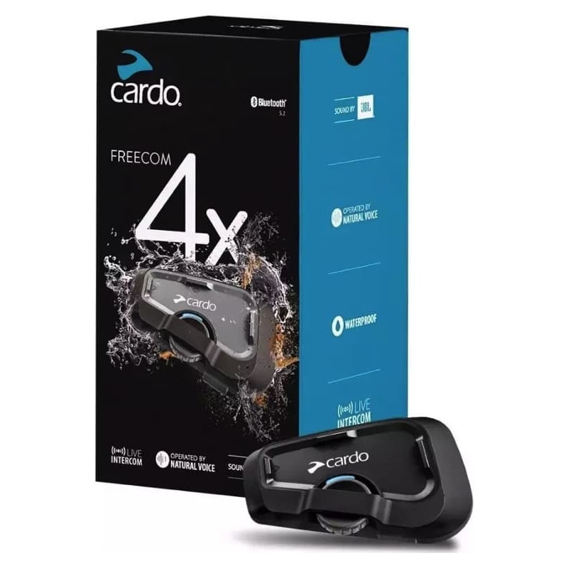 Bluetooth-Gegensprechanlage CARDO FREECOM 4X JBL solo