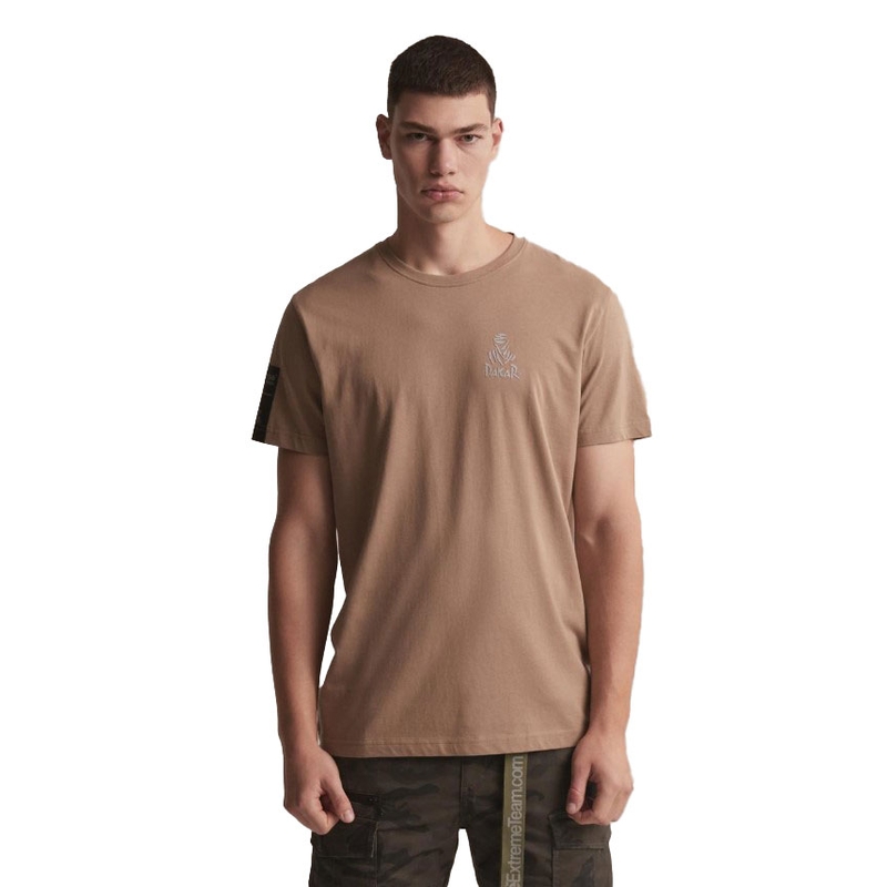 T-shirt DAKAR DKR Logo 423 braun