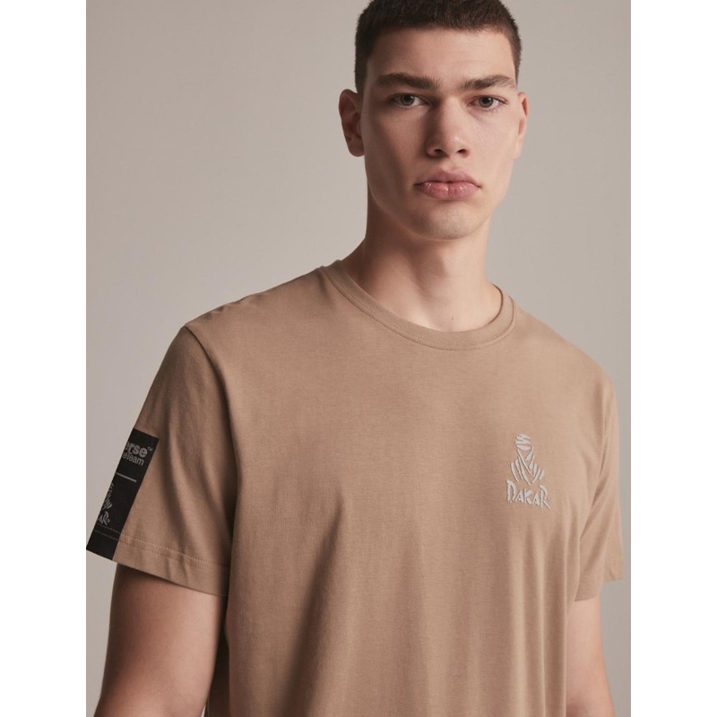 T-shirt DAKAR DKR Logo 423 braun