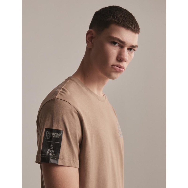 T-shirt DAKAR DKR Logo 423 braun
