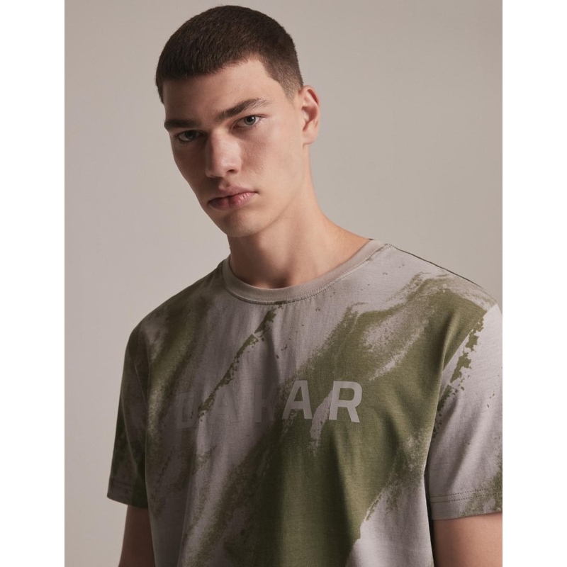 T-shirt DAKAR DKR Über grau Ausverkauf