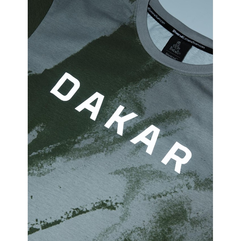T-shirt DAKAR DKR Über grau Ausverkauf