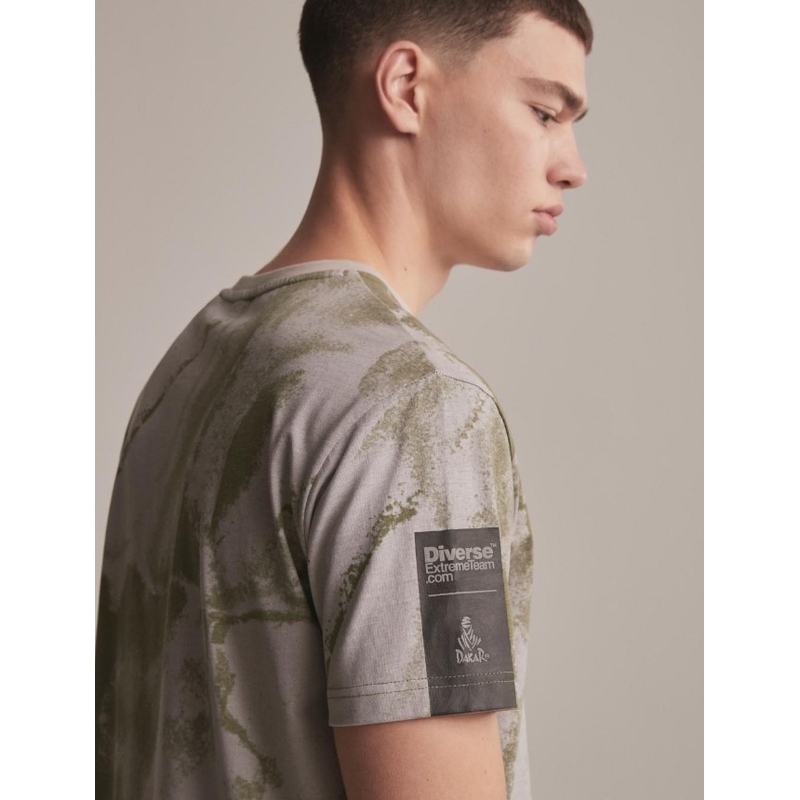 T-shirt DAKAR DKR Über grau Ausverkauf