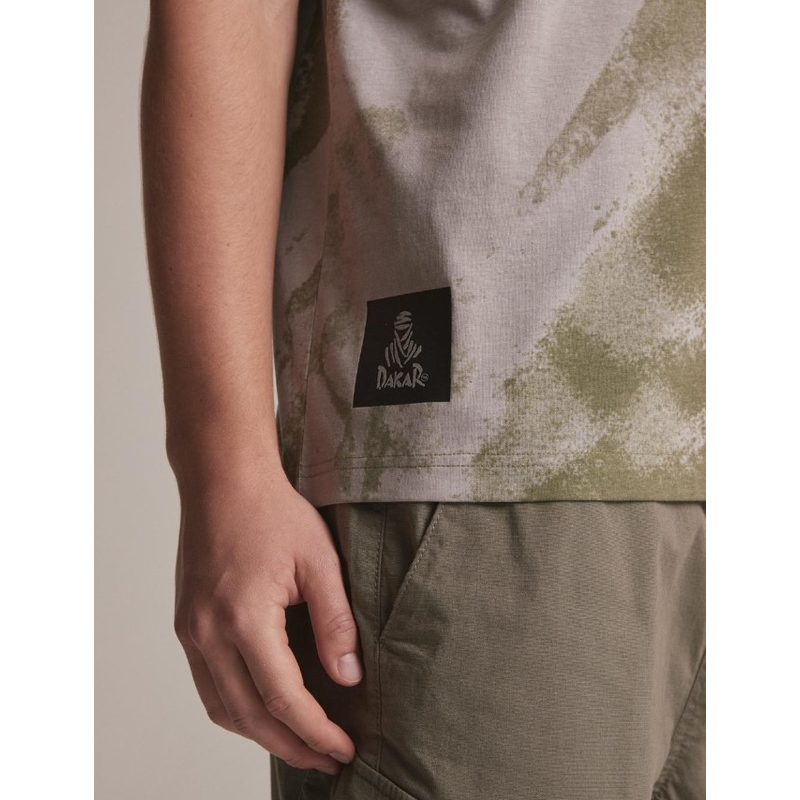 T-shirt DAKAR DKR Über grau Ausverkauf