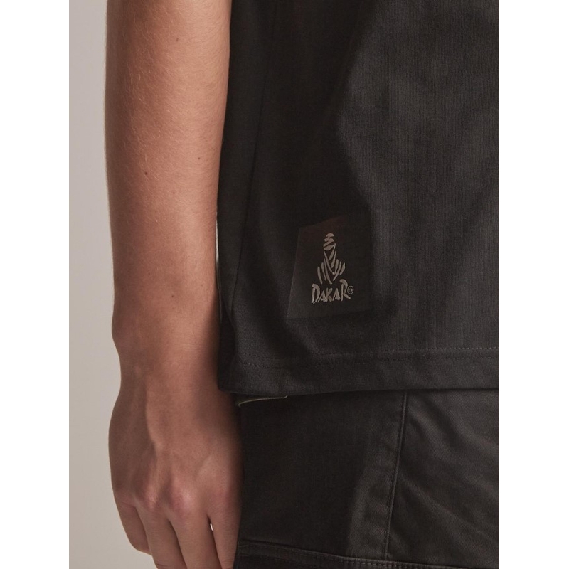 T-shirt DAKAR DKR Embo schwarz Ausverkauf