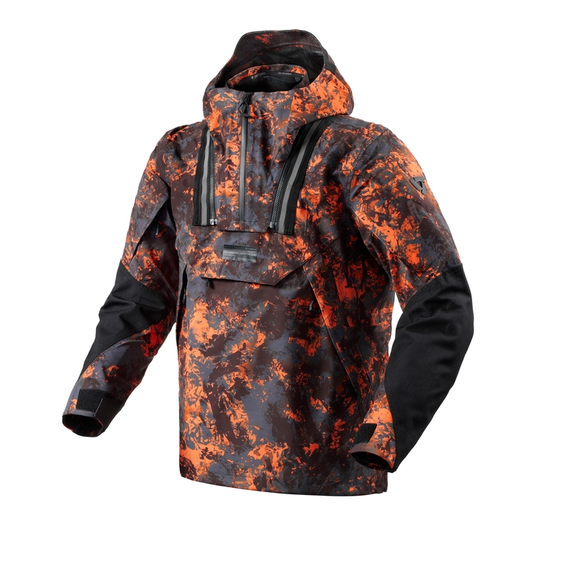 Revit Blackwater 2 H2O Motorradjacke schwarz-orange