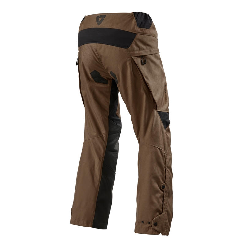 Revit Continent Motorradhose braun kurz