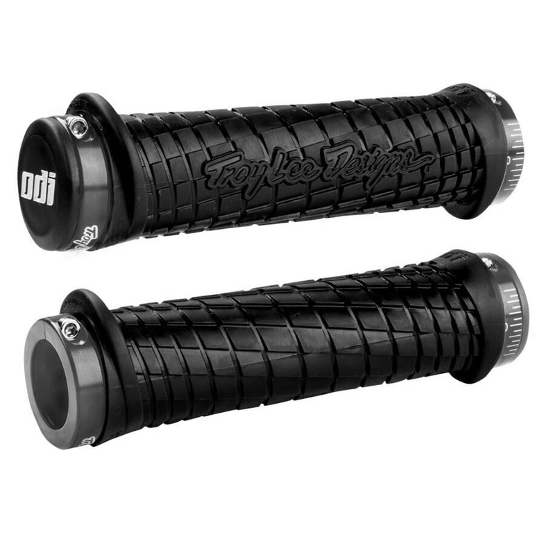 Griffe ODI TROY LEE DESIGNS SIGNATURE ATV LOCK-ON grau-schwarz