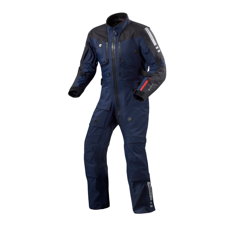 Revit Paramount GTX Einteiler Motorradkombi dunkelblau cropped