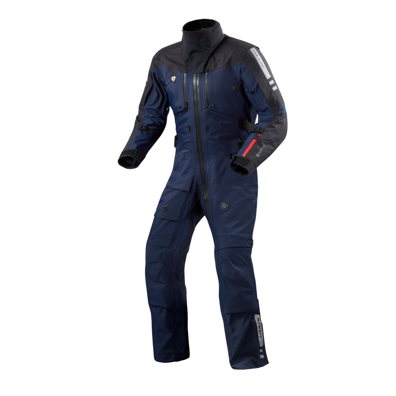 Revit Paramount GTX Einteiler Motorradkombi dunkelblau cropped