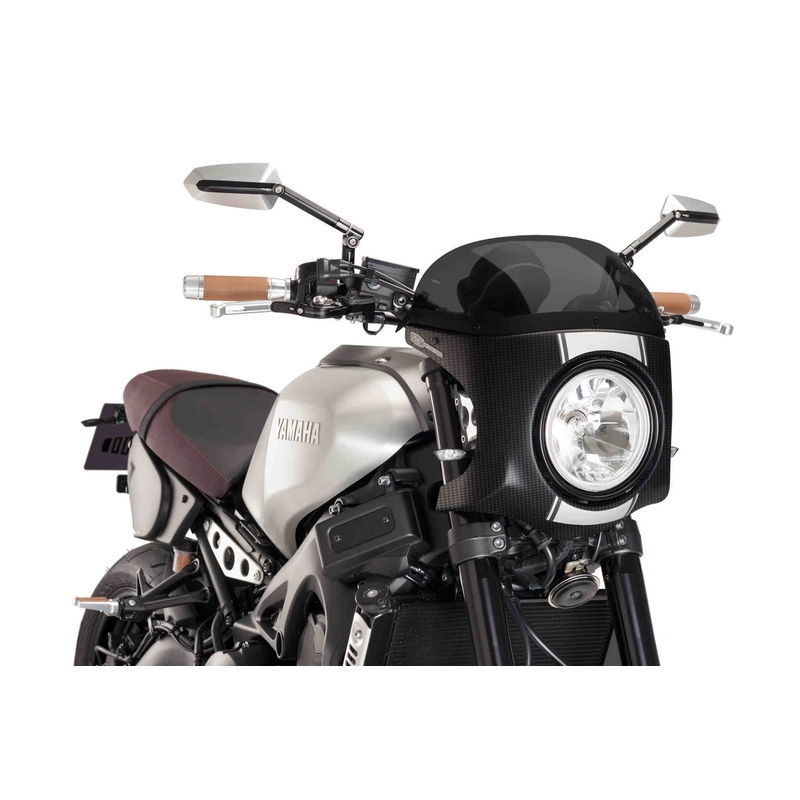 Windschirm PUIG SEMI-FAIRING carbon look dunkel getönt