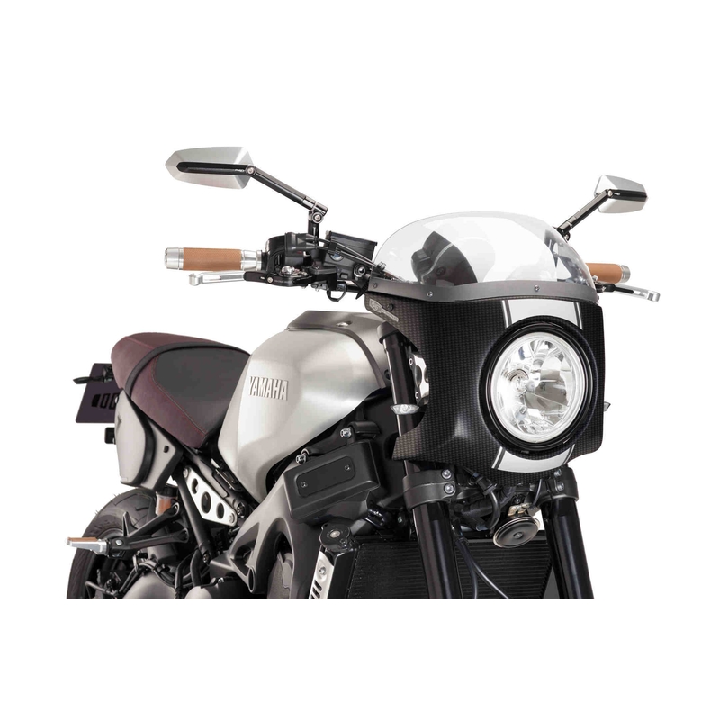 Windschirm PUIG SEMI-FAIRING carbon look transparent