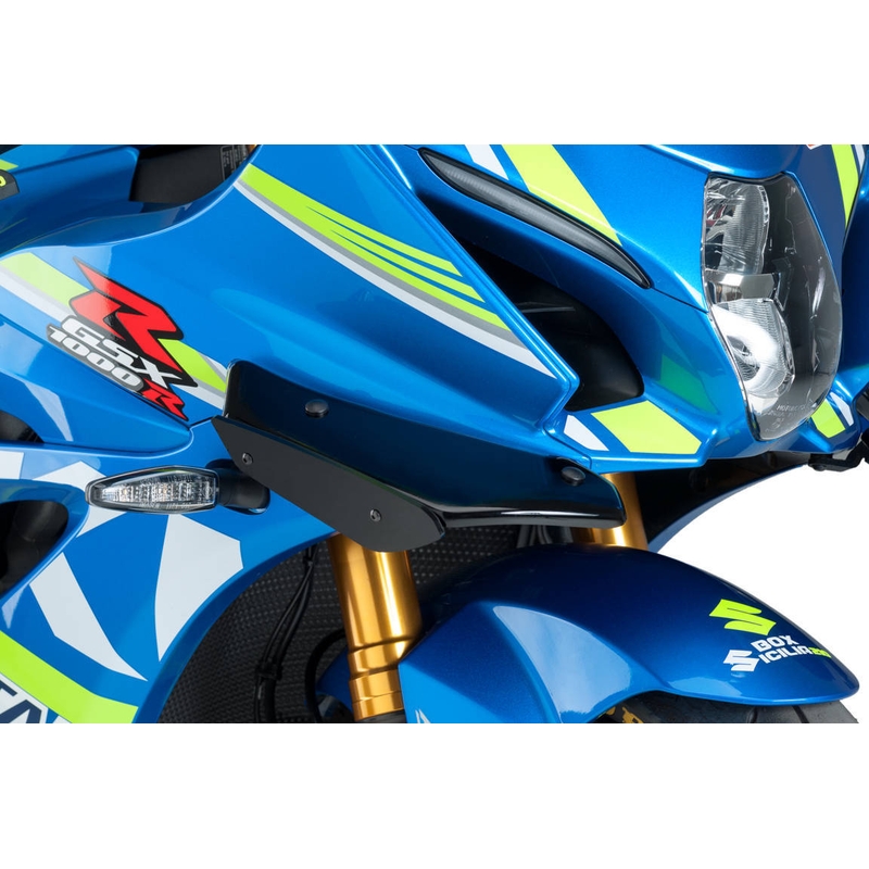 Seiten Spoiler PUIG SPORT schwarz für SUZUKI GSX-R 1000 2017-2022, SUZUKI GSX-R 1000 R / RZ 2017-2021