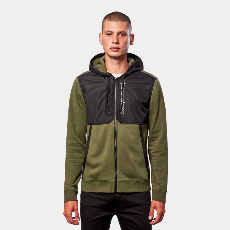 Alpinestars Aligned grün-schwarzer Hoodie