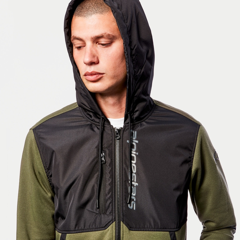 Alpinestars Aligned grün-schwarzer Hoodie